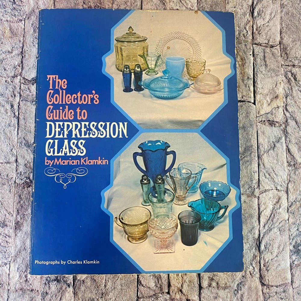 The Collector's Guide to Depression Glass Soft Cover Copyright 1973